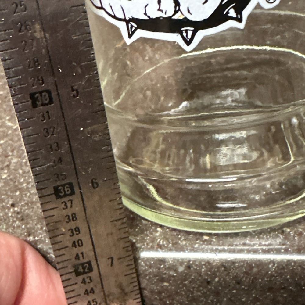 University of Georgia Bulldogs 7" Beer Mug Glass Stein UGA Logo Barware Man Cave - Picture 8 of 9